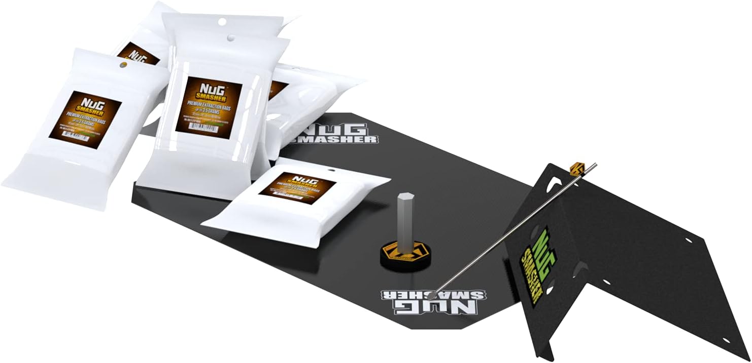 NS OG Basic Bundle Includes: OG, (7) Packs of Premium Press Bags, Silicone Mat, Magnet, and a Everything Tool."Rosin Made Simple"