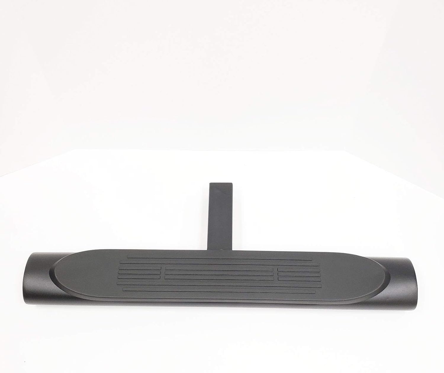 LEDIN 28" Lx3 Hx4 W Towing Hitch Step Bar 2" Receiver Black 4" Oval Straight Universal Truck Trailer Rear Bumper Guard