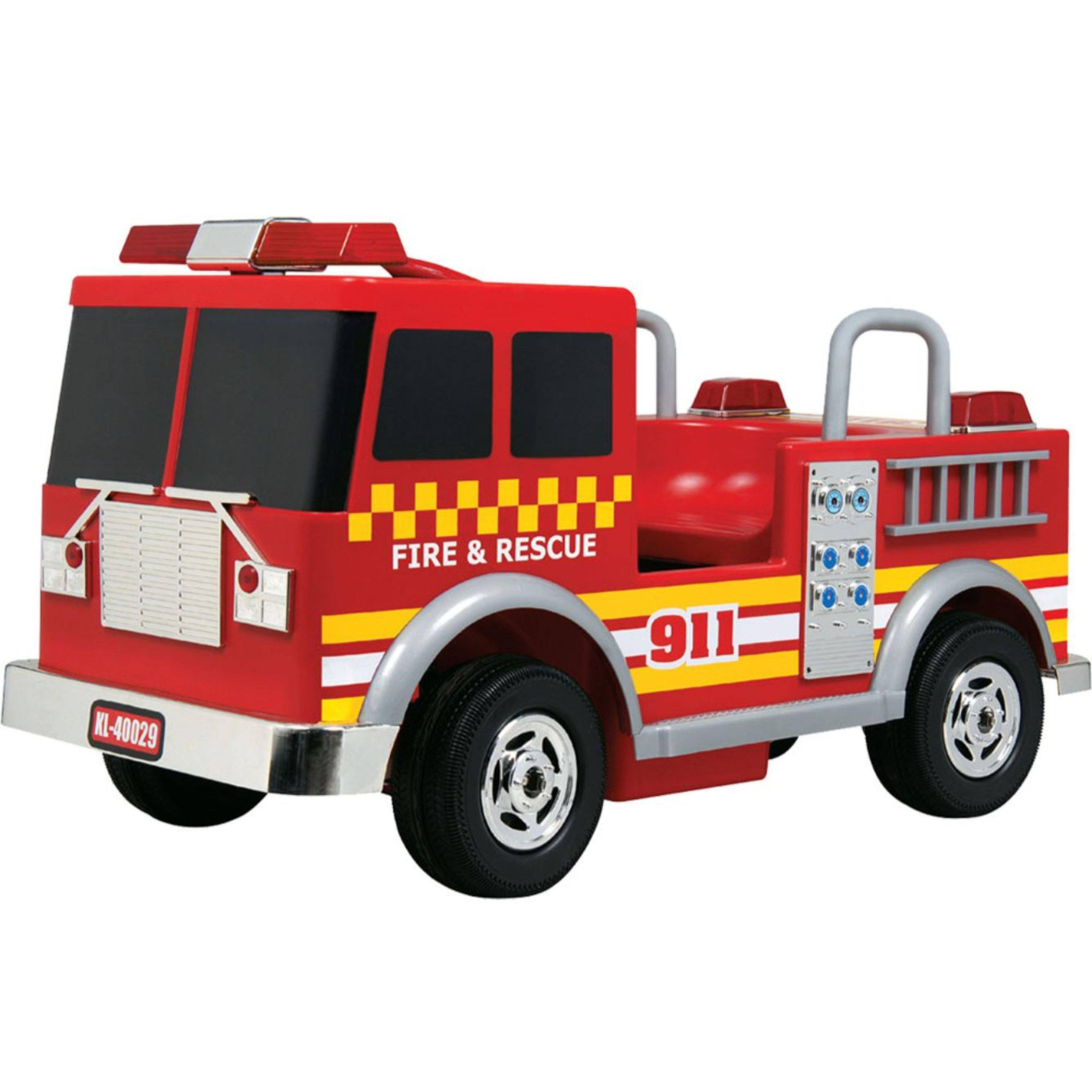 Kalee 12V Red Ride-On Fire Truck