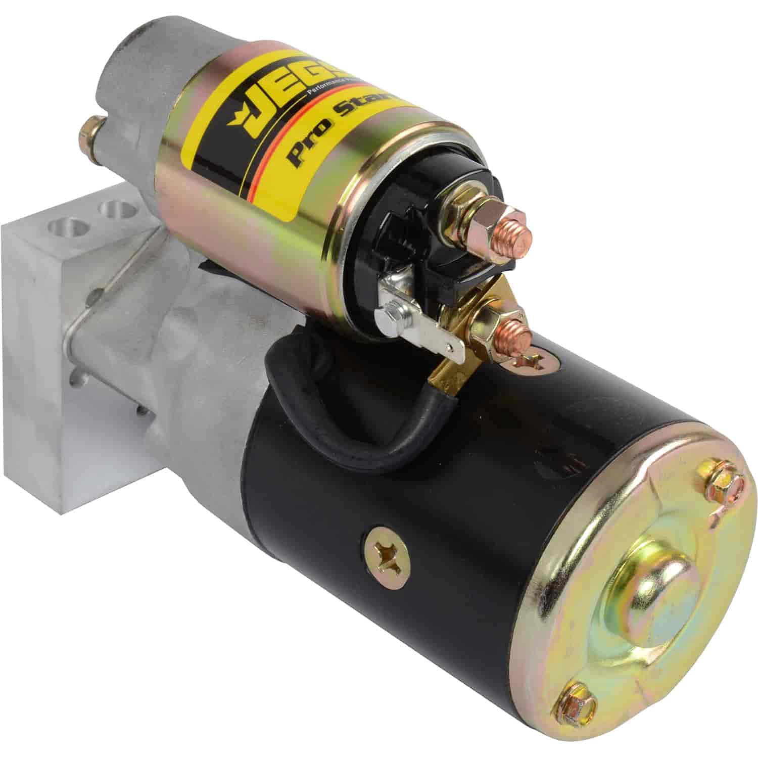 JEGS Heavy-Duty Mini Starter - Hitachi-Style - for Small Block and Big Block Chevy Engines - Made in USA