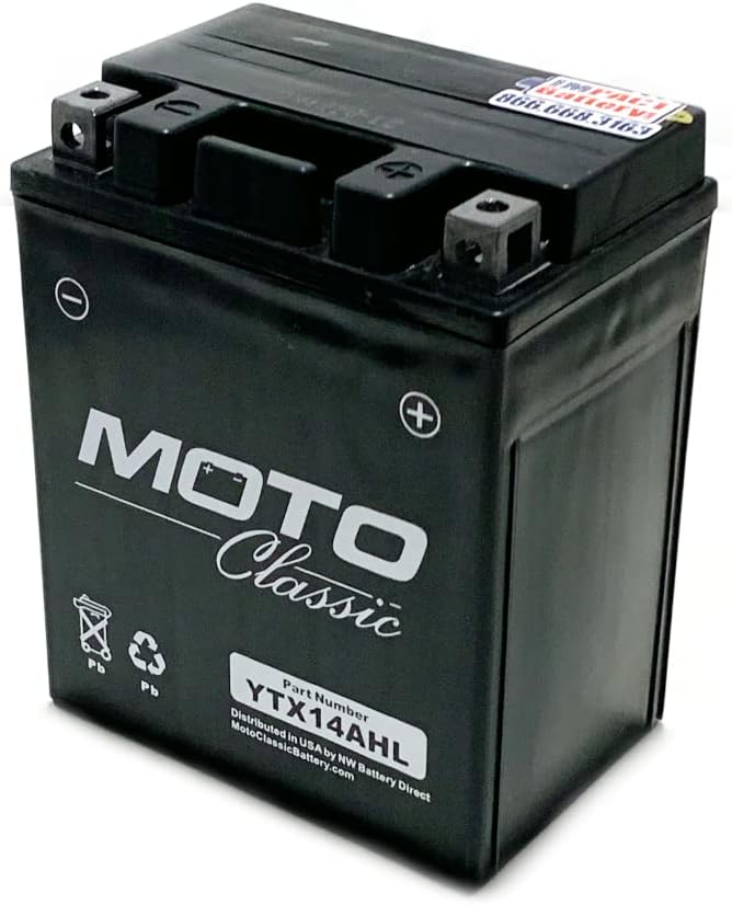 Moto Classic YTX20CH Maintenance Free Sealed AGM 270CCA Battery