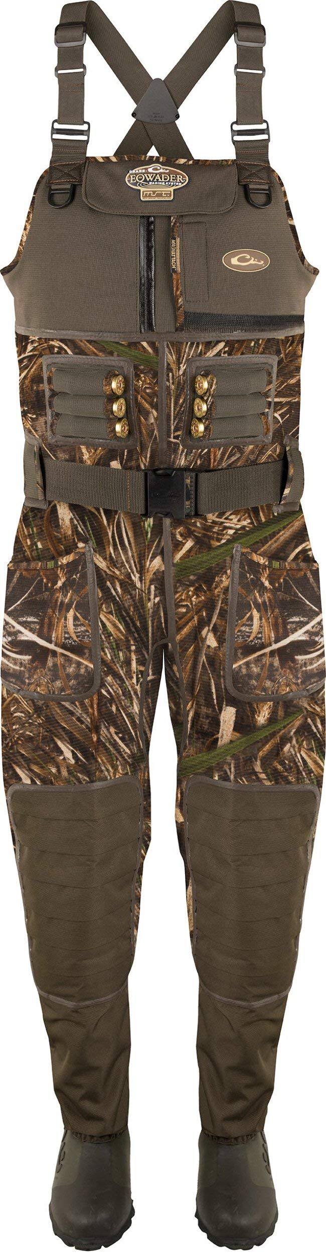 Drake Waterfowl Buckshot Eqwader 3.0 1600 Neoprene Waders, Size: 10, Brown