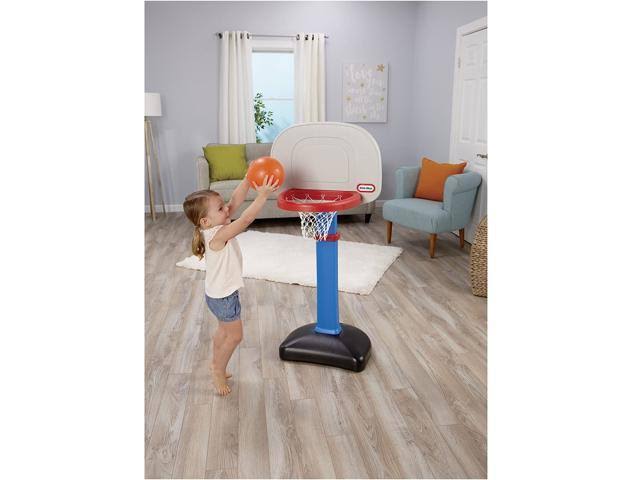 Little Tikes Cozy Coupe Dino Exclusive u0026 Easy Score Basketball Set, Blue, 3 Balls - Exclusive