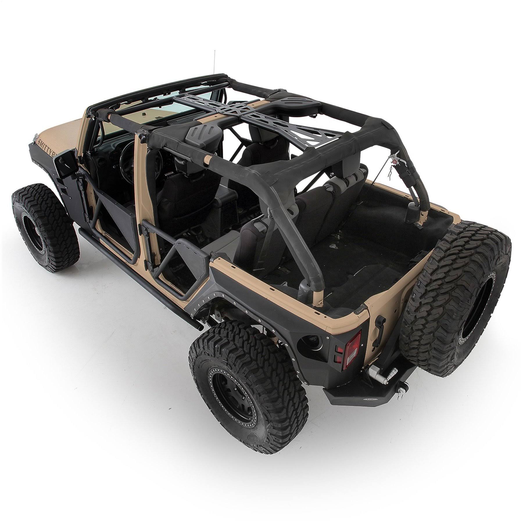 Smittybilt 76902 SRC Cage Kit Black Jeep Wrangler