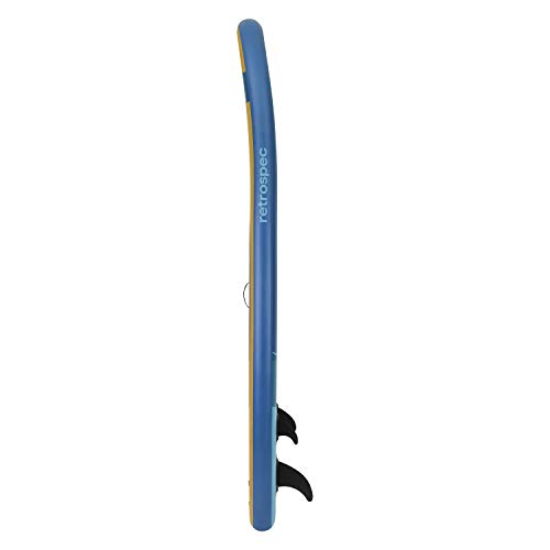 Retrospec Weekender Inflatable Stand Up Paddle Board Includes Paddle, Pump, and Accessories 10’6” Lightweight iSUP, Puncture Resistant Inflatable Paddle Board for Adults