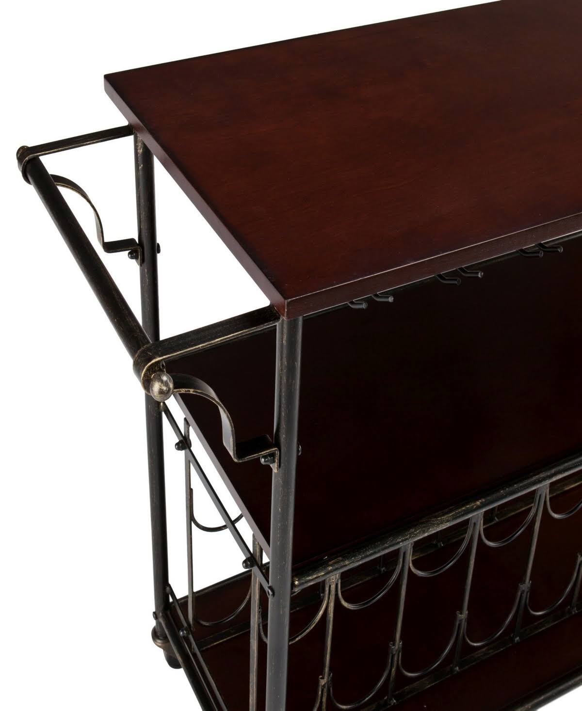 Southern Enterprises Asbury Wine-bar Cart - Black