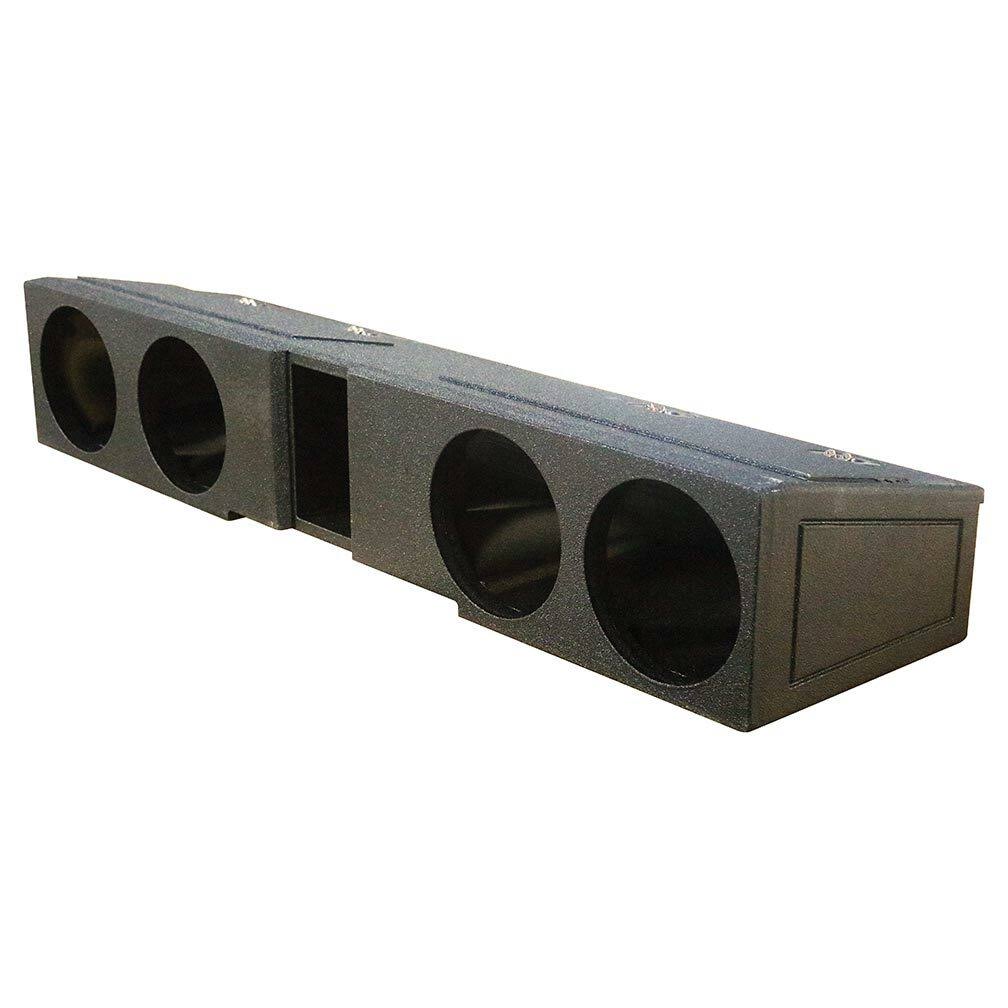 Qpower 4 Hole 8x22 Ported Woofer Box for 2007-2020 GM Crew Cab