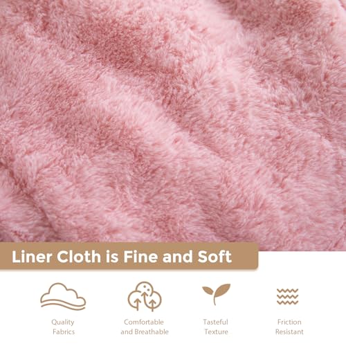 BYBYME 3 in 1 Bean Bag Chairs, Bean Bag Bed for Adults High-Density Foam Filling, Convertible Sofa Bed Faux Fur, Giant Bean Bag Chairs for Adults