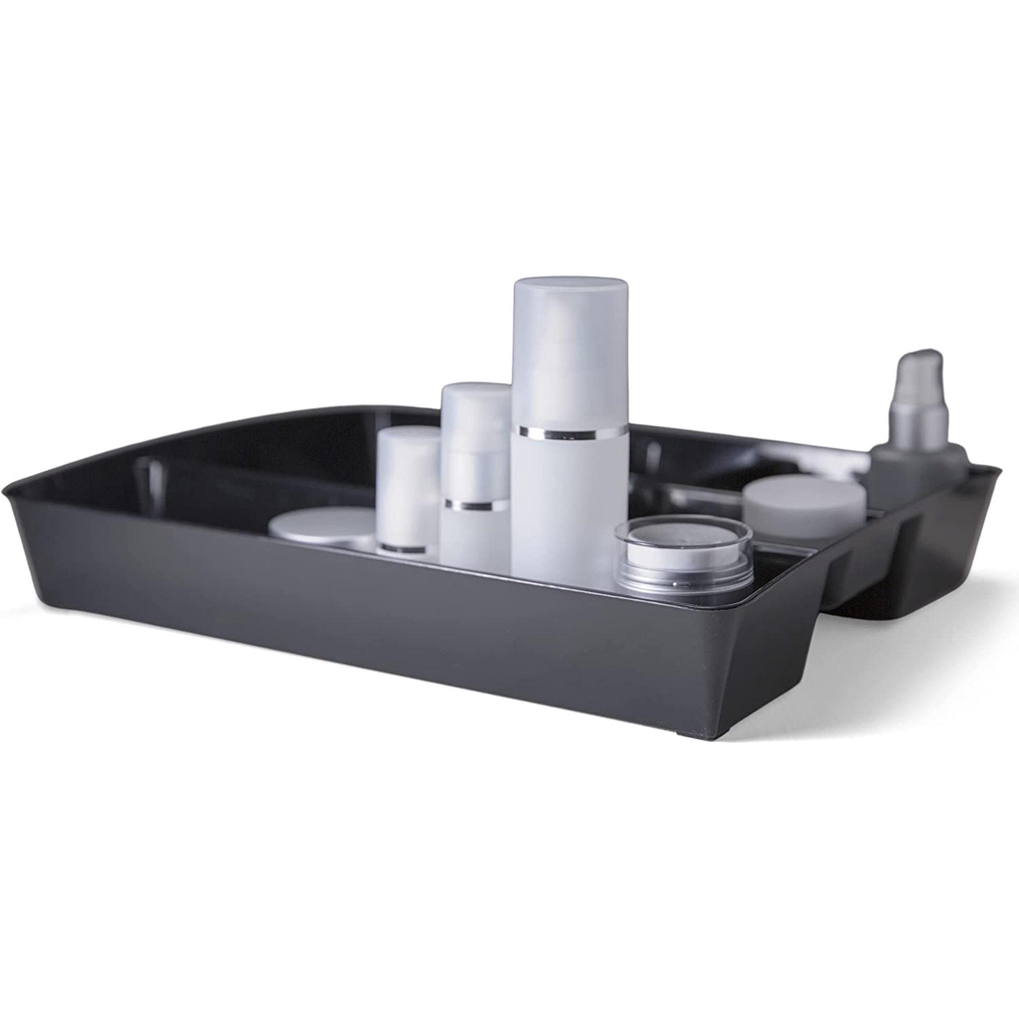 OIC, Achieva 30% Post Consumer Plastic Recycled Deep Drawer Tray, 15-1/8 X 11-1/2 X 2-1/4 in, Black