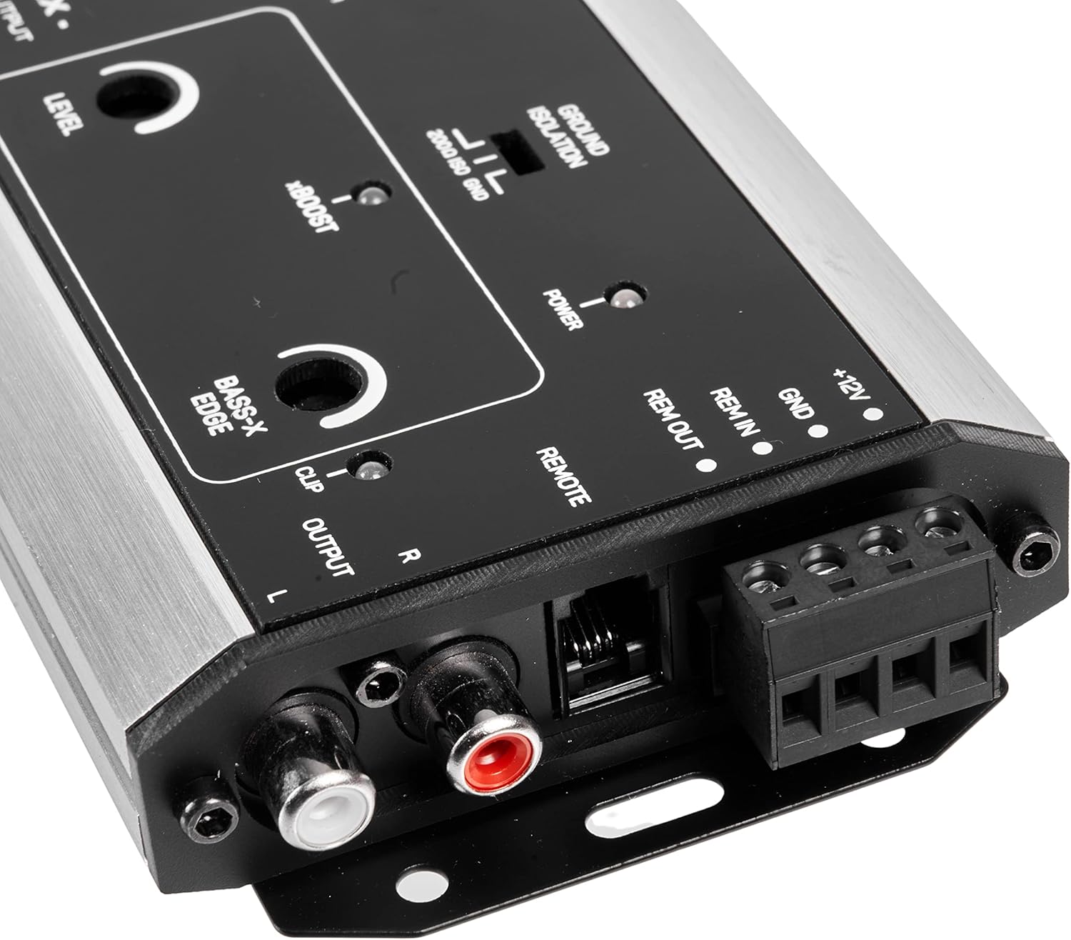 NVX XLCA2X X-Series PRO 2-Channel Line Out Converter Digital Bass Enhancer with xBOOST, Impedance Matching, and Remote Level Control