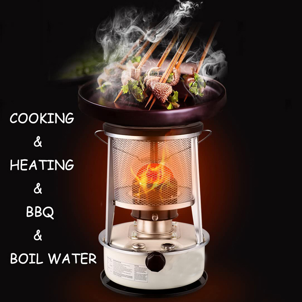 SLLINGLUO Portable Kerosene Heaters, Kerosene Heater Stove for Home and Camping and Fishing, Indoor and Outdoor,  (10000BTU, 6L)