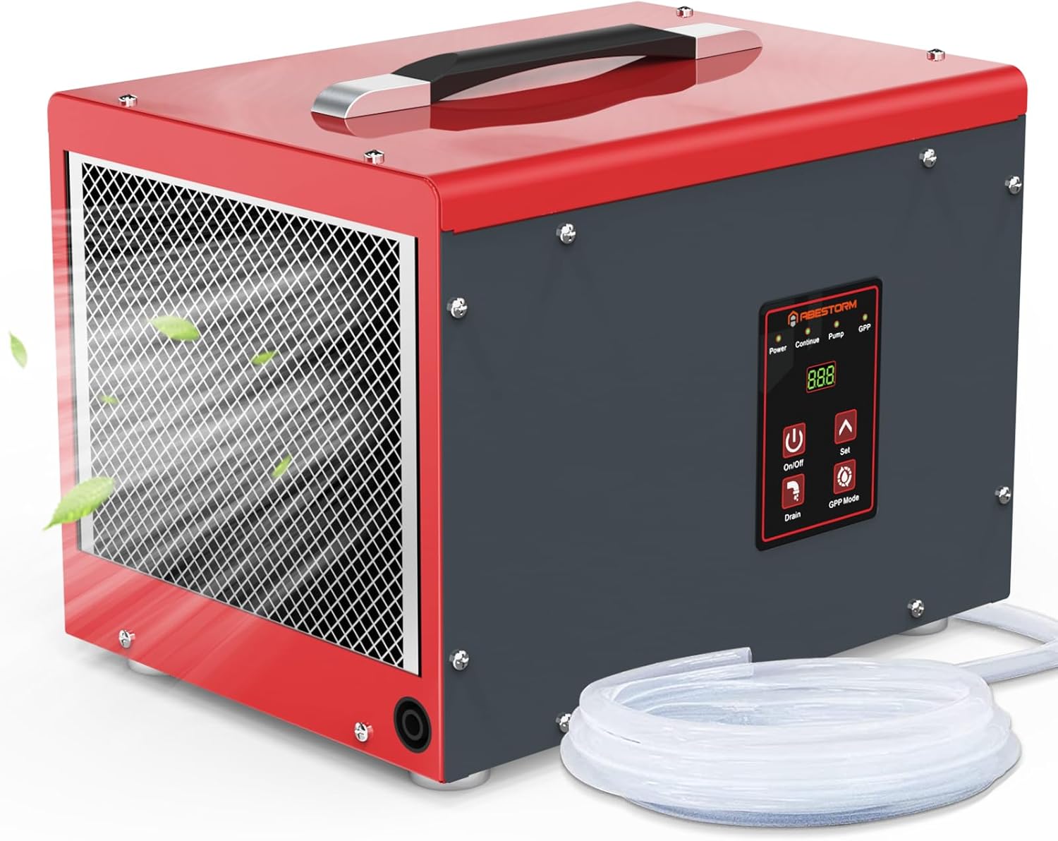 Abestorm Crawl Space Dehumidifiers with Pump and Hose, 70 PPD Energy Star Compact Portable Commercial Dehumidifier Up to 1,000 sq. ft. Auto Defrost, Memory Starting Crawlspace dehumidifiers