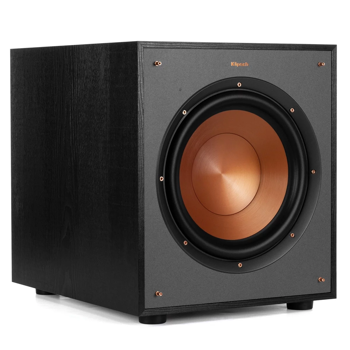 Klipsch R-100SW 10" Subwoofer (Black Brushed Vinyl) - Curated Treasures Market