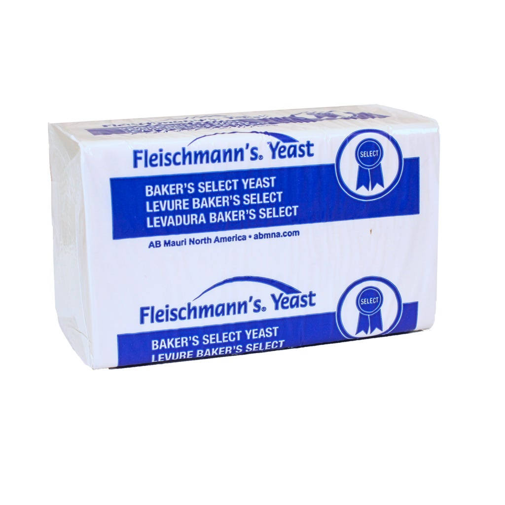Fleischmanns Compressed Fresh Yeast, 1 Pound - 24 per CASE.