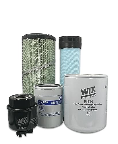 HERO Maintenance Filter Kit For John Deere 5103 Tractor Filters Compatible With OEM RE68048 RE68049 T19044 RE45864 RE60021