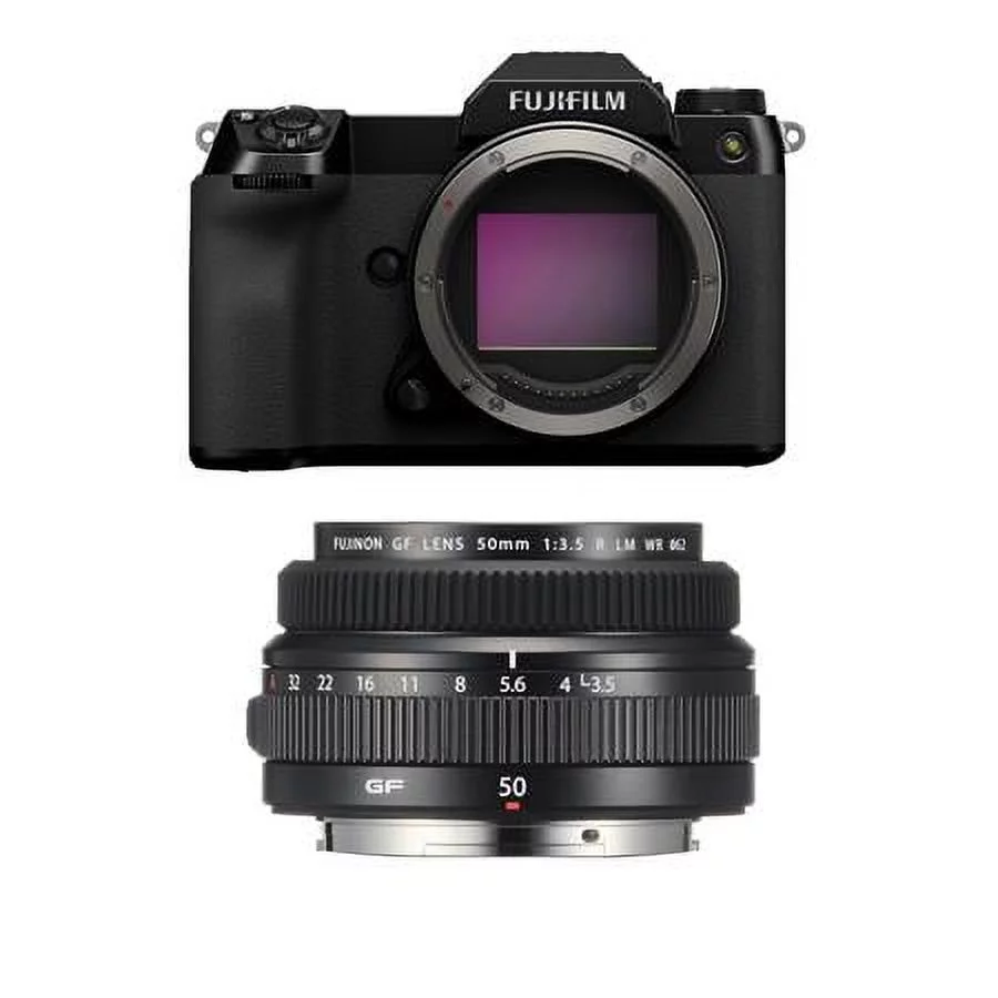GFX50S II Medium Format Camera Body with GF 50mm f/3.5 R LM WR Lens