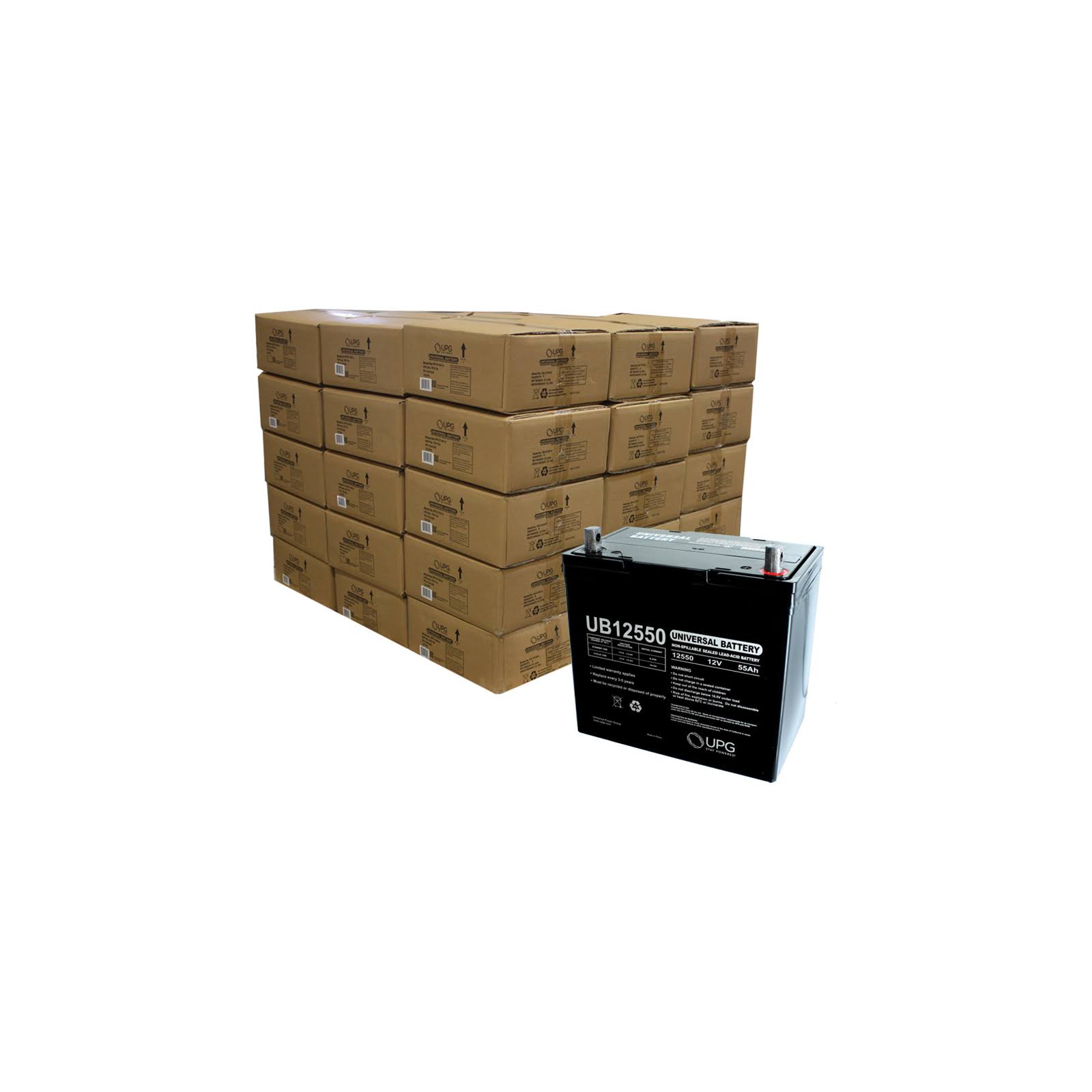 Upg 45825 UB12550 - Group 22NF Sealed Lead Acid Battery