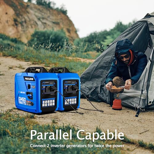 4000 Watt Inverter Generator, 120V Gas Powered Generator Super Quiet, RV Ready/EPA for RV, Camping and Home