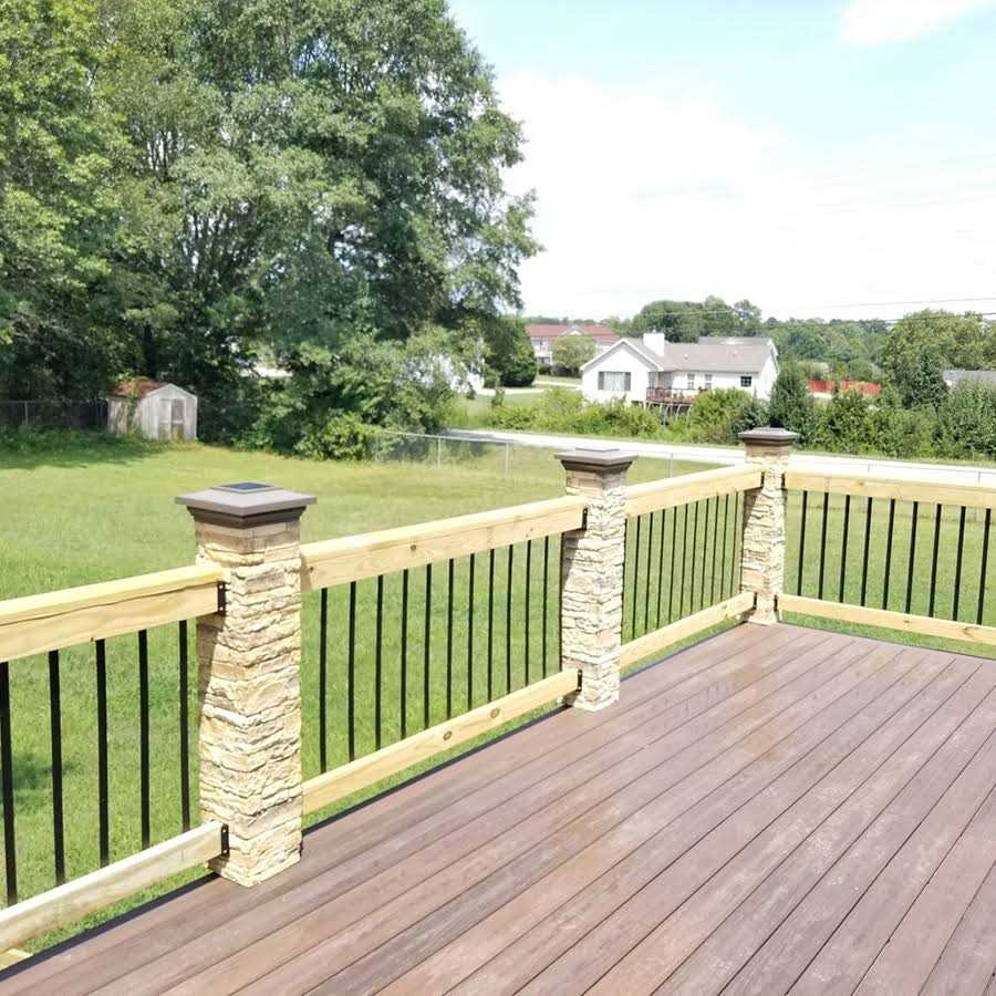 Deckorators Cast Stone Post Covers 42 Inch - Shop Hardware Tools Online Store
