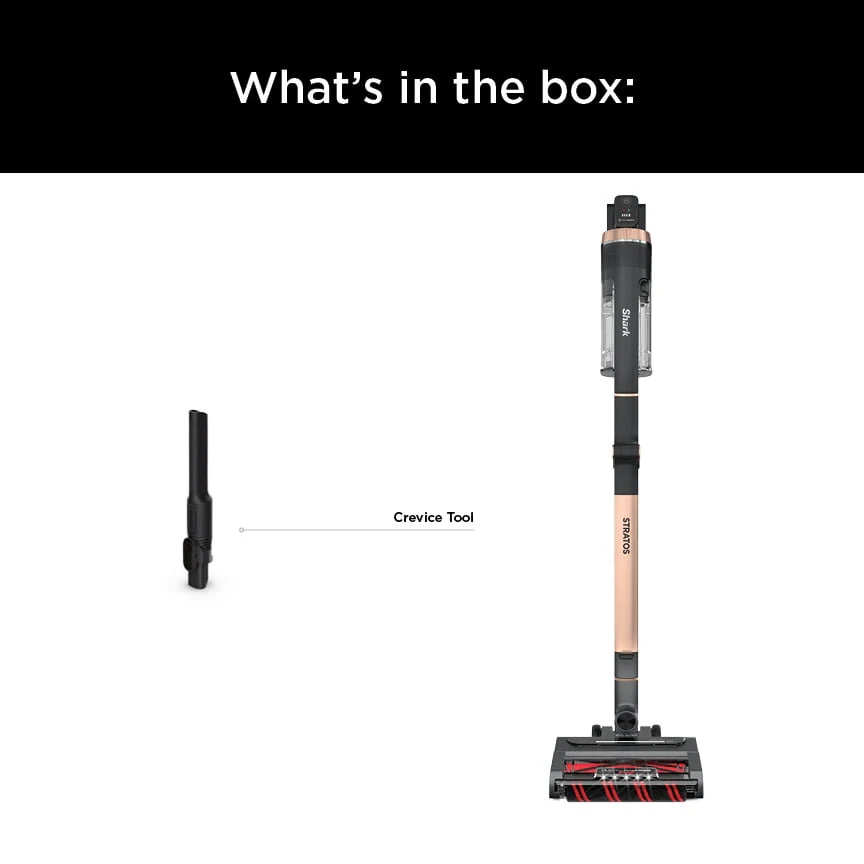 Shark Stratos Cordless Stick Vacuum Cleaner with Clean Sense IQ & DuoClean PowerFins HairPro MultiFLEX, IZ840H