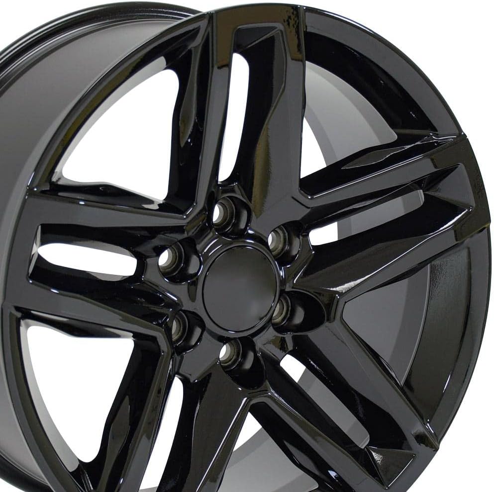 OE Wheels LLC 20 inch Rim Fits 6x139.7 Silverado Suburban Tahoe Sierra Yukon Escalade CV34B 20x9 Black Wheels Hollander: 5911