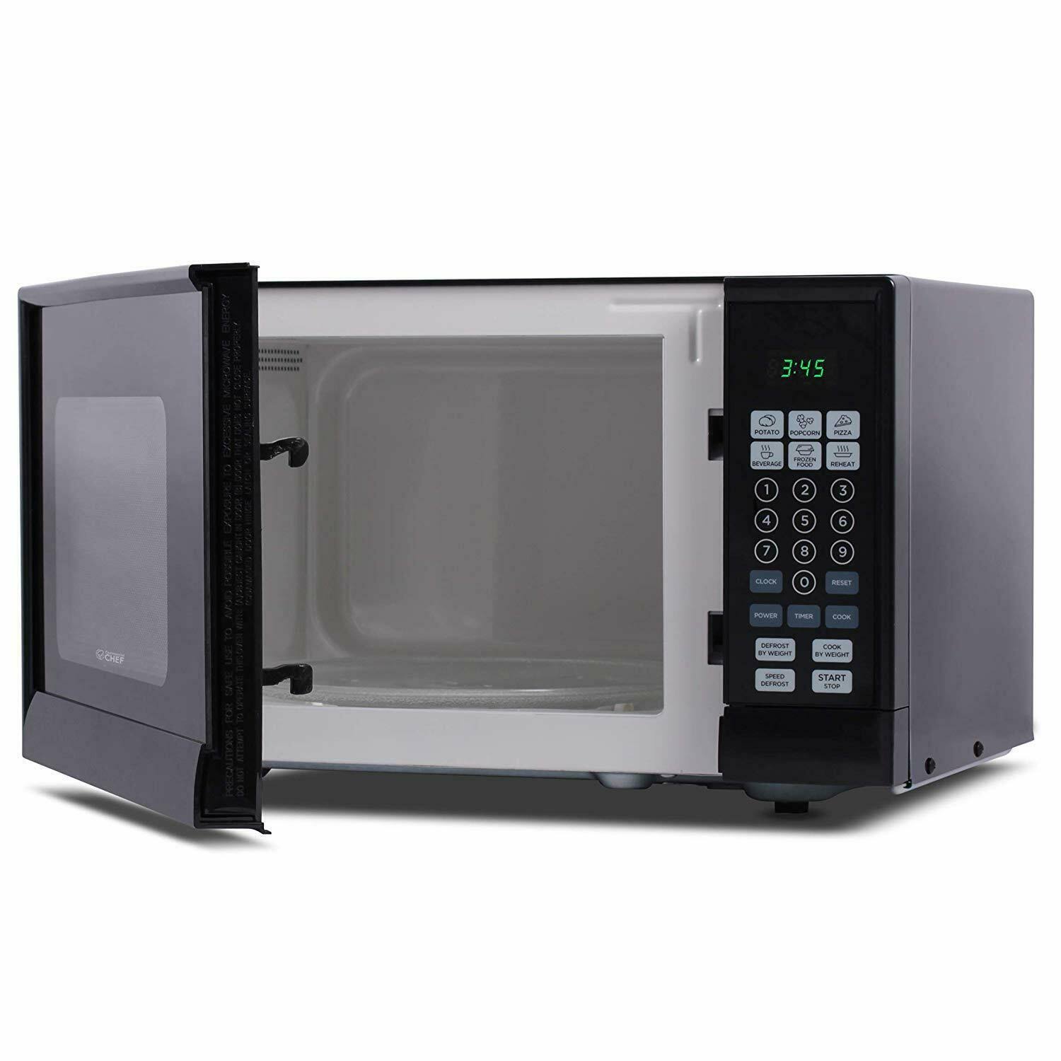 Commercial Chef CHM990B 0.9 cu.ft. Microwave Black