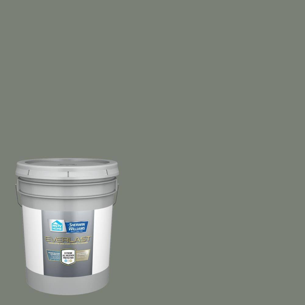 HGTV Home by Sherwin-Williams Everlast Satin Retreat Hgsw3283 Exterior Paint (5-Gallon) | HGSW3283-833039