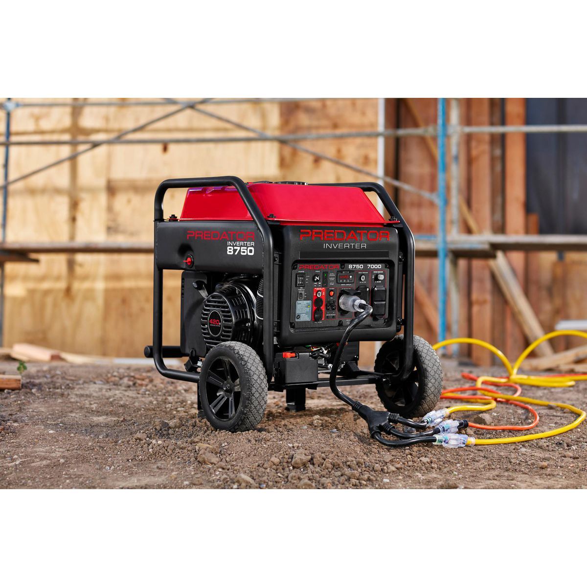 PREDATOR 8750 Watt Open-Frame Inverter Generator with CO SECURE Technology, EPA