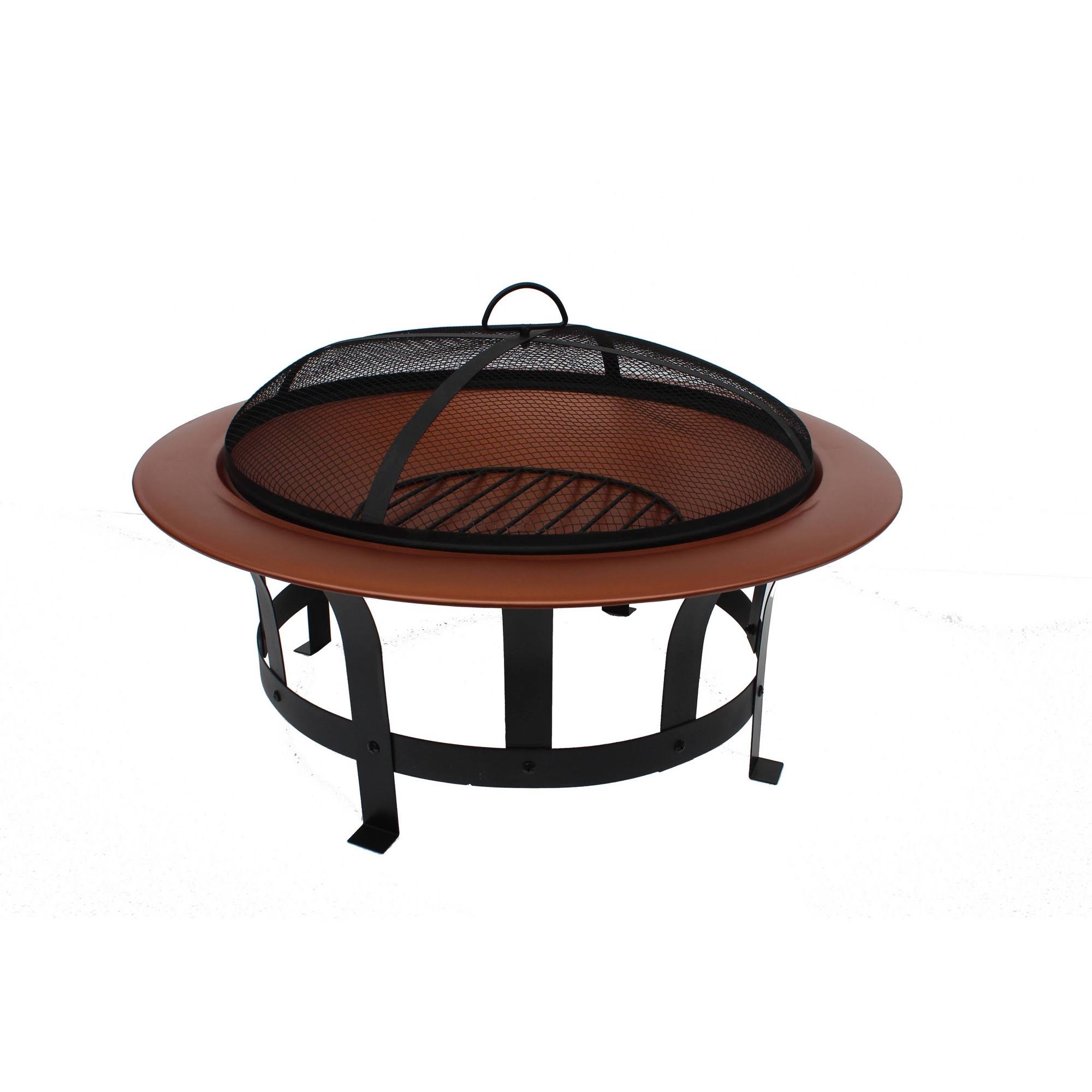 Lowe's 30-in W Copper Steel Wood-Burning Fire Pit | 80401