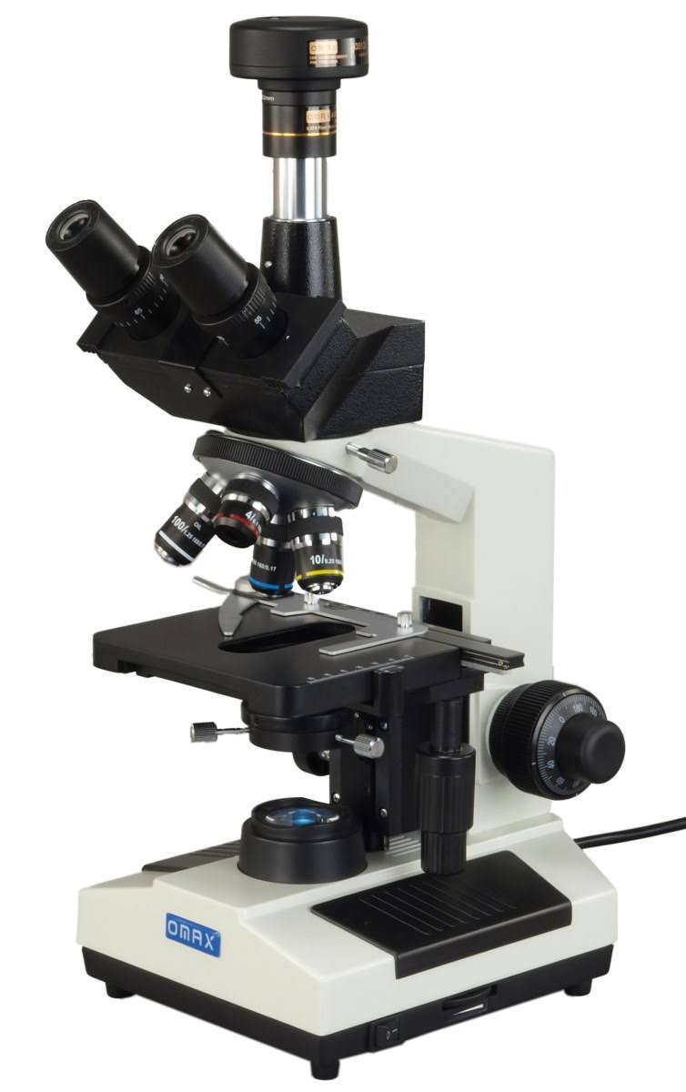 OMAX 40X-2000X Darkfield Trinocular Compound LED Microscope with 3MP USB Digital Camera