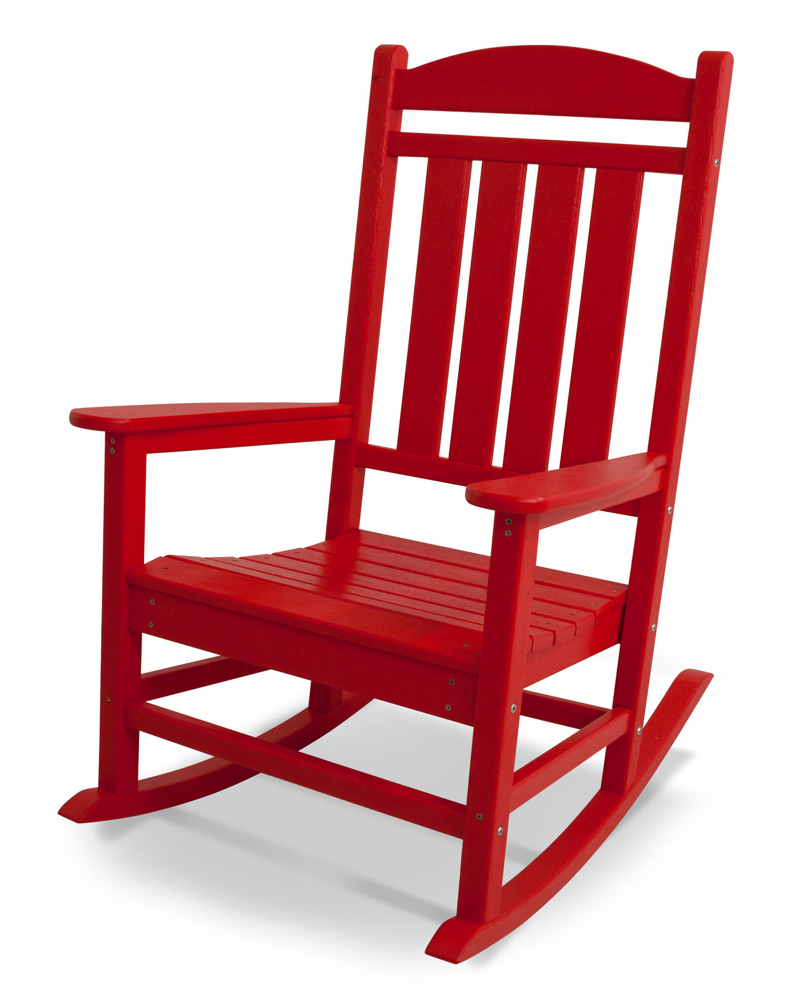 POLYWOOD Presidential Rocking Chair - Sunset Red
