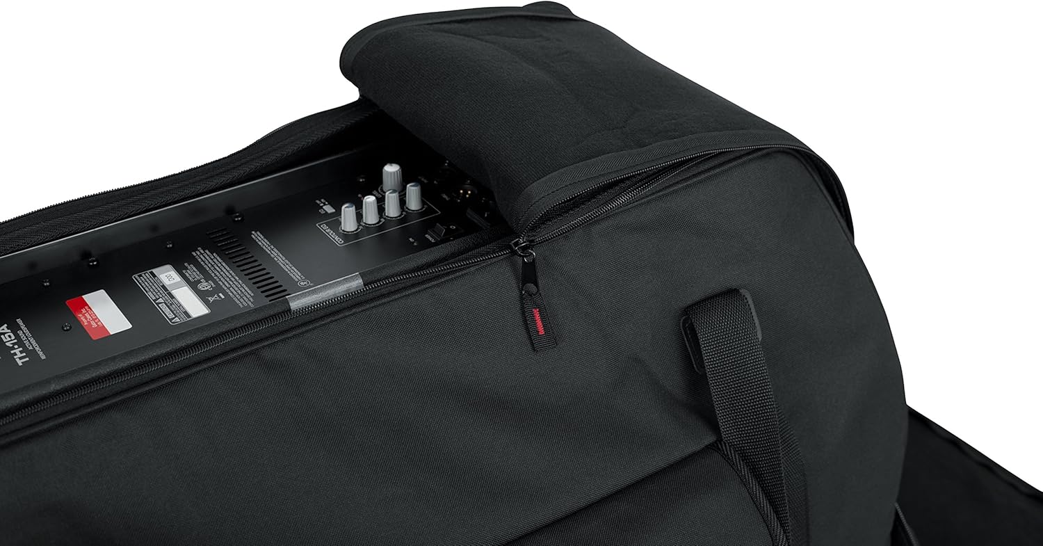 Gator Cases Heavy-Duty Speaker Tote Bag for Compact 12" Speaker Cabinets; Fits QSC K12, Yamaha DXR12 and more (GPA-TOTE12)