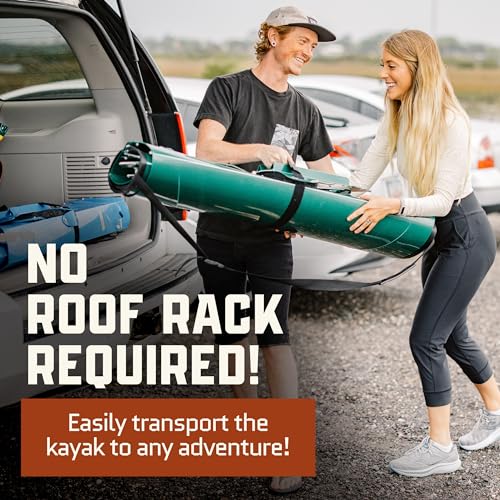 Tucktec 10' PRO Foldable Kayak - Full Size Folding Kayak - Portable Kayak for Adults - Made in USA