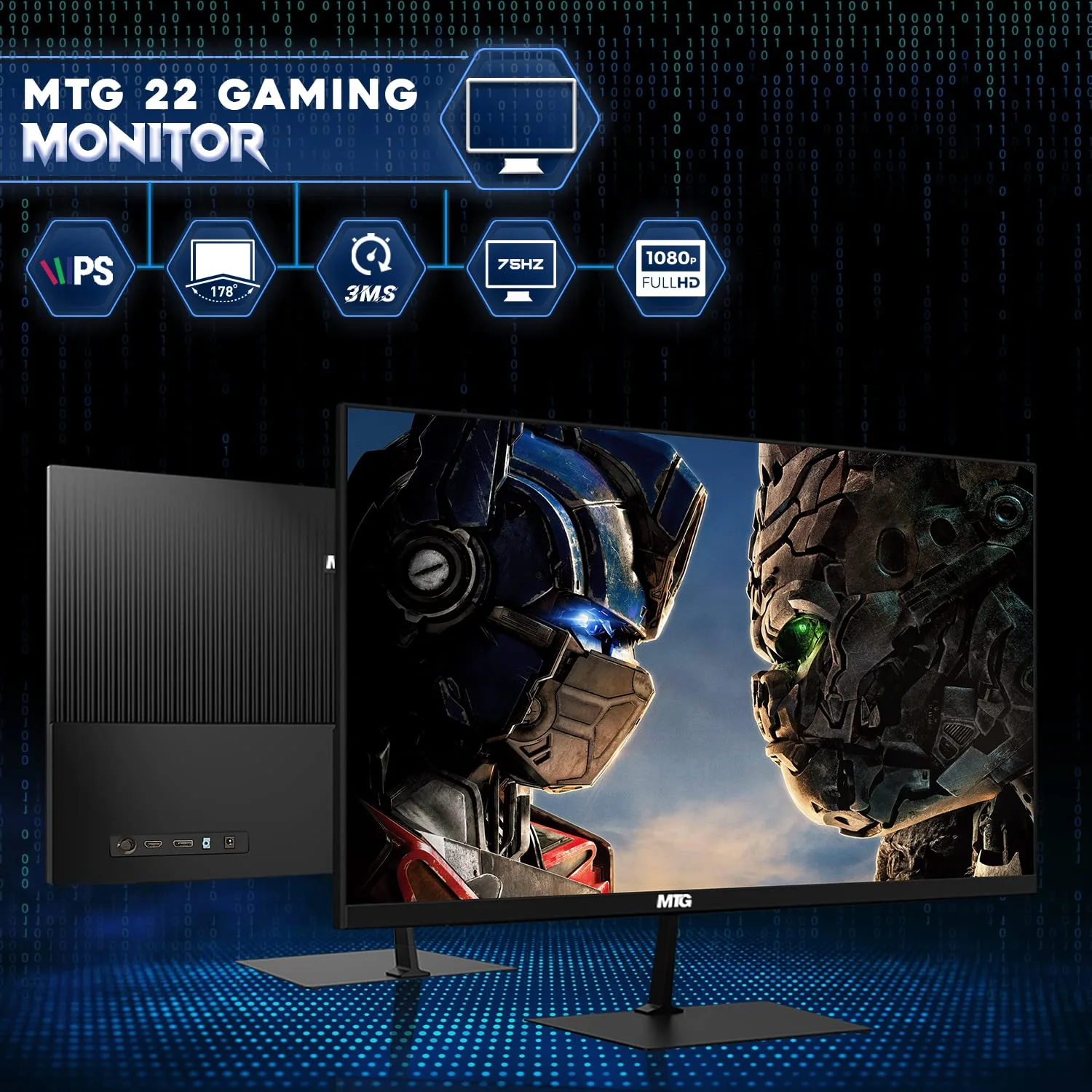 Restored Lumos 8 Gaming Desktop PC,Intel Core i5 8th Gen,16GB RAM,128GB HDD+2TB HDD,AMD RX 550 4GB GDDR5 Graphics Card,22 Inch Monitor,PCI-E Bluetooth|Wi-Fi,RGB Kit,Win 11 Home (Refurbished)