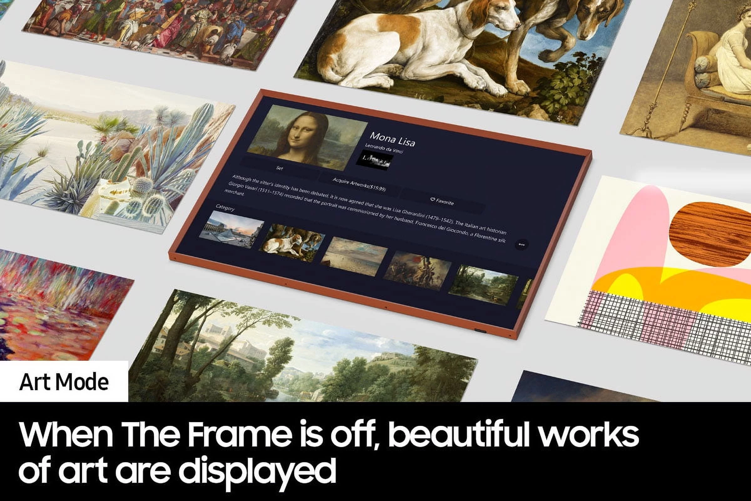 SAMSUNG 85-Inch Class QLED 4K LS03B Series The Frame Quantum HDR Smart TV with a SAMSUNG 85” The Frame Customizable Bezel for TV, Modern Beige, VG-SCFA85BEBZA (2022)