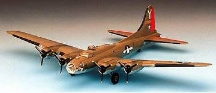 Academy 1/72 Boeing B-17F Flying Fortress #12142 Plastic Kit