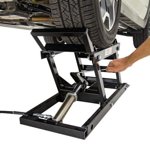 Black Widow Hydraulic Car Lift with Ramp - 3,000 lb. per Pair Capacity