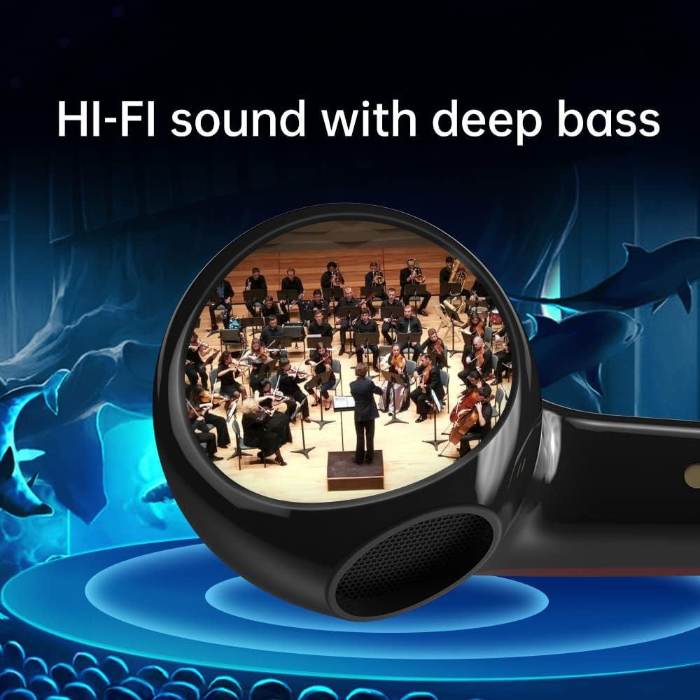 True Wireless Earbuds Noise Cancelling, Bluetooth 5.1 Earphones Built-in Mic,IPX5 Waterproof Earphones Touch Control Stereo in-Ear Headset,Bluetooth Earbuds with Deep Bass for Sports,Black Pack of 2
