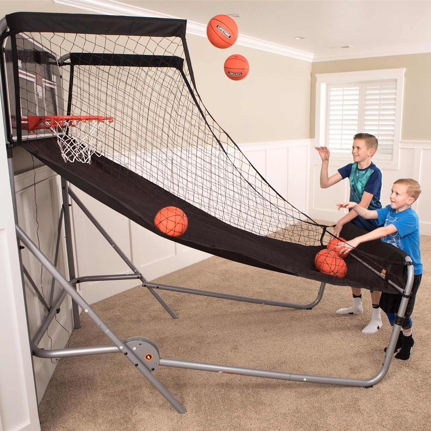 Lifetime 90648 Double Shot Deluxe Indoor Basketball Hoop Arcade Game