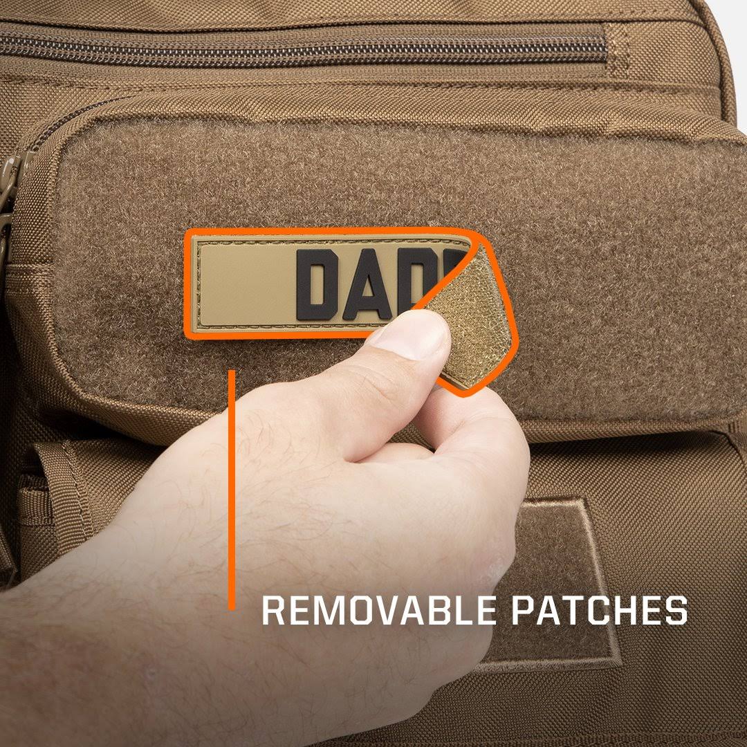 Tactical Baby Gear Deuce 2.0 Diaper Bag + Changing Mat in Coyote Brown
