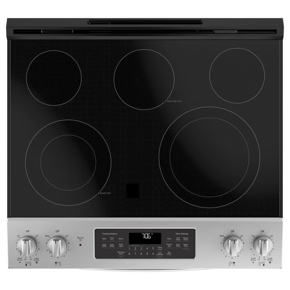 GE APPLIANCES JS760SPSS GE(R) 30 Slide-In Electric Convection Range with No Preheat Air Fry