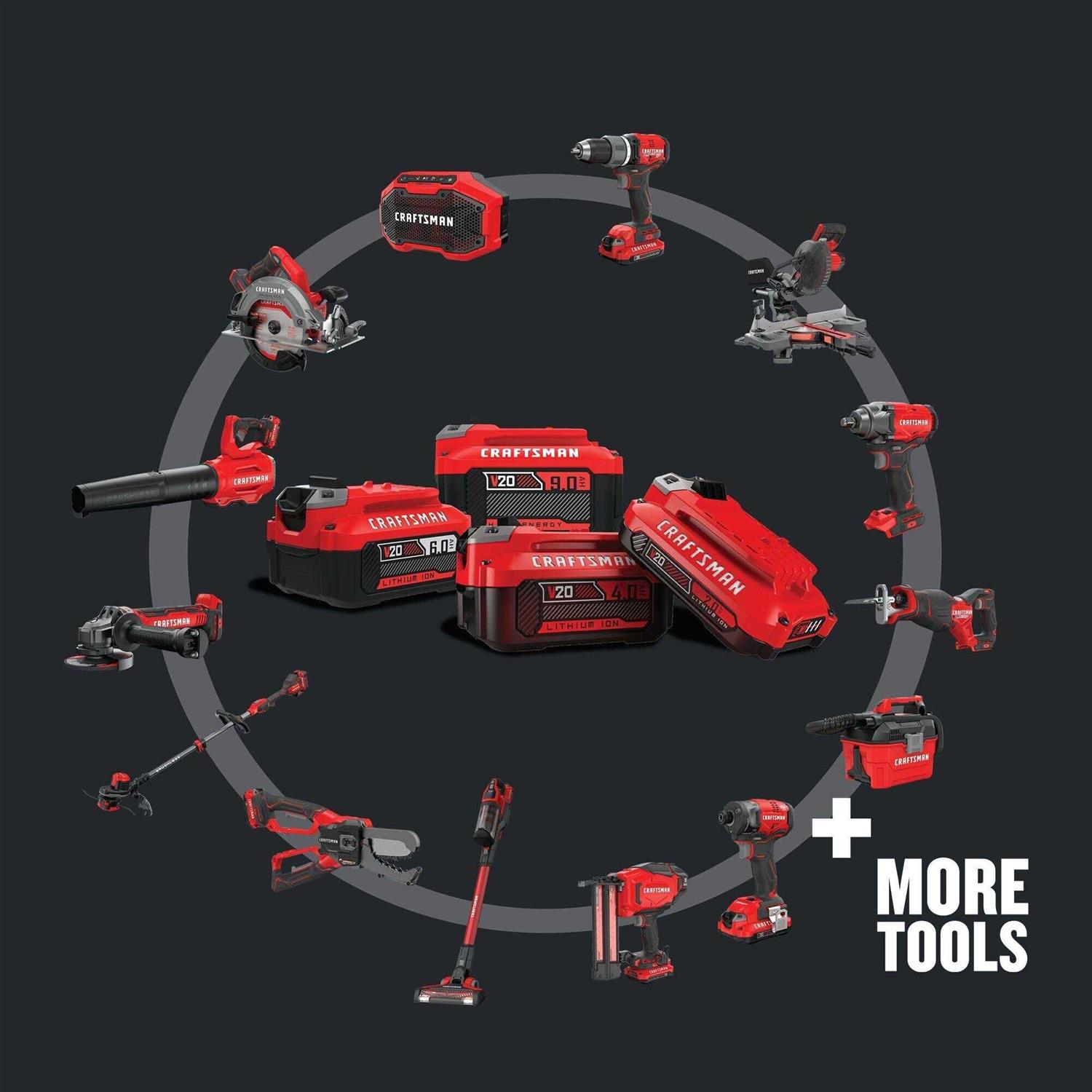 Craftsman Jig Saw CMCS650B V20 RP 20-Volt Max Brushless Variable Speed Keyless Cordless - Shop Hardware Tools Online Store