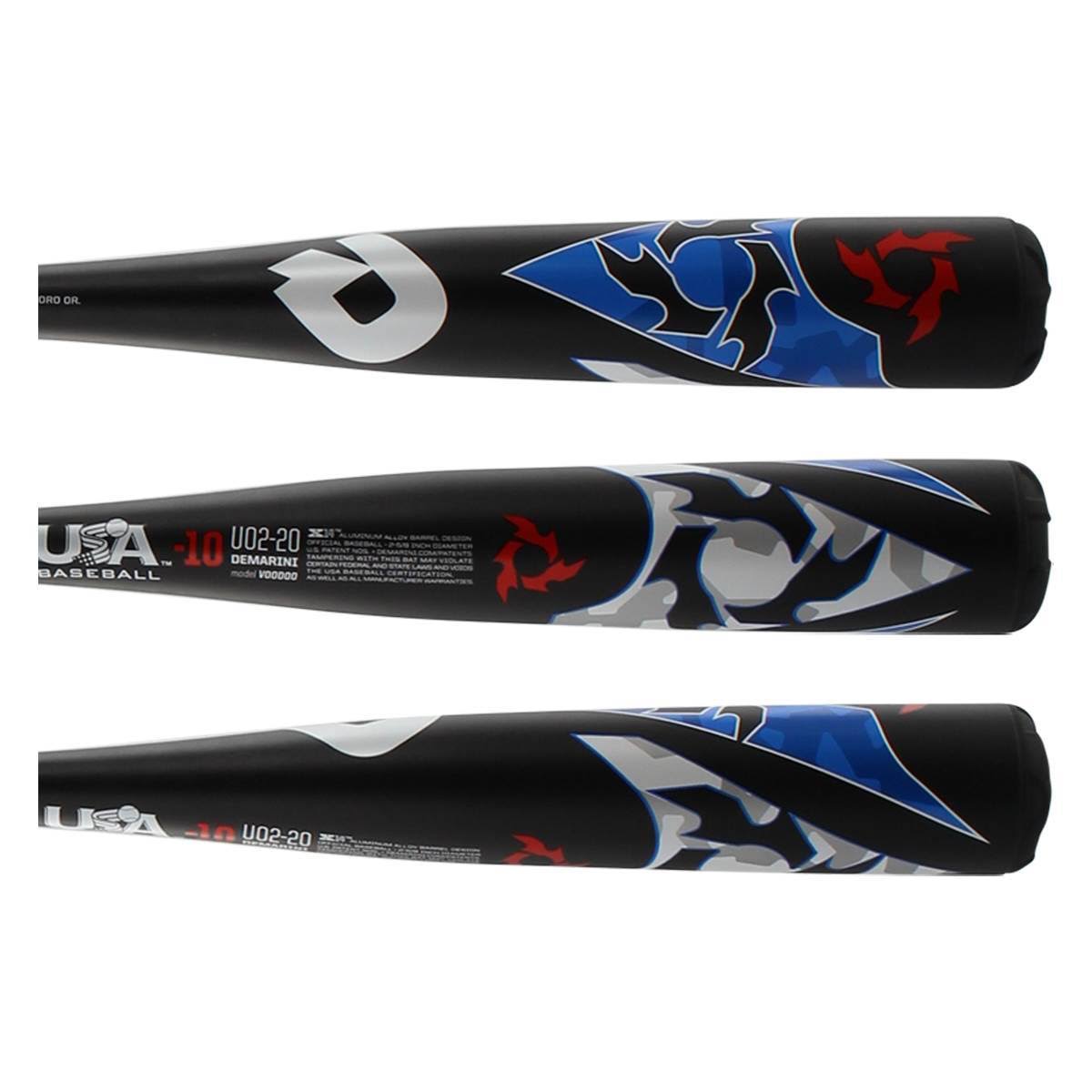 DeMarini 2020 Voodoo One 10 USA Baseball Bat