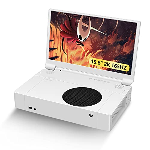G-STORY 15.6" Portable Monitor for Xbox Series S 4K Portable Gaming Monitor IPS Screen for Xbox Series S（not Included） with Two HDMI, HDR, Freesync Game Mode Travel Monitor