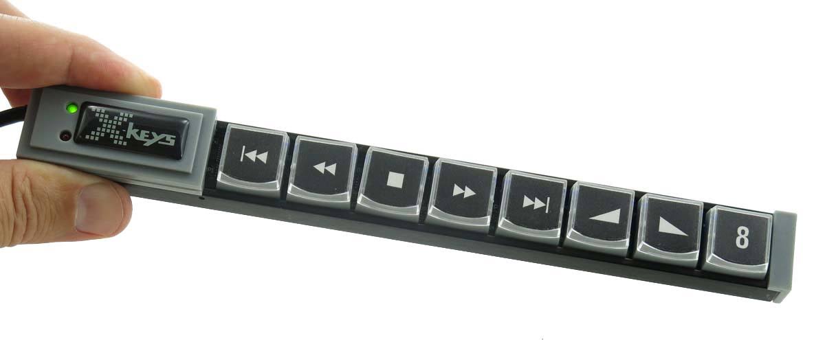 X-keys USB Stick Keys with 8 Programmable Keys