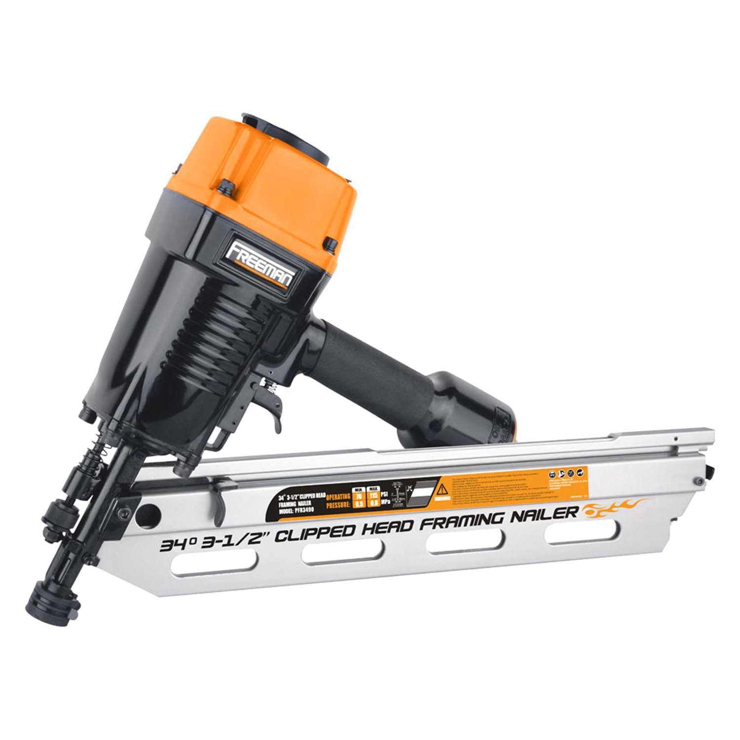 Freeman PFR3490 3-1/2 in. 34 Degree Clipped Head Framing Nailer