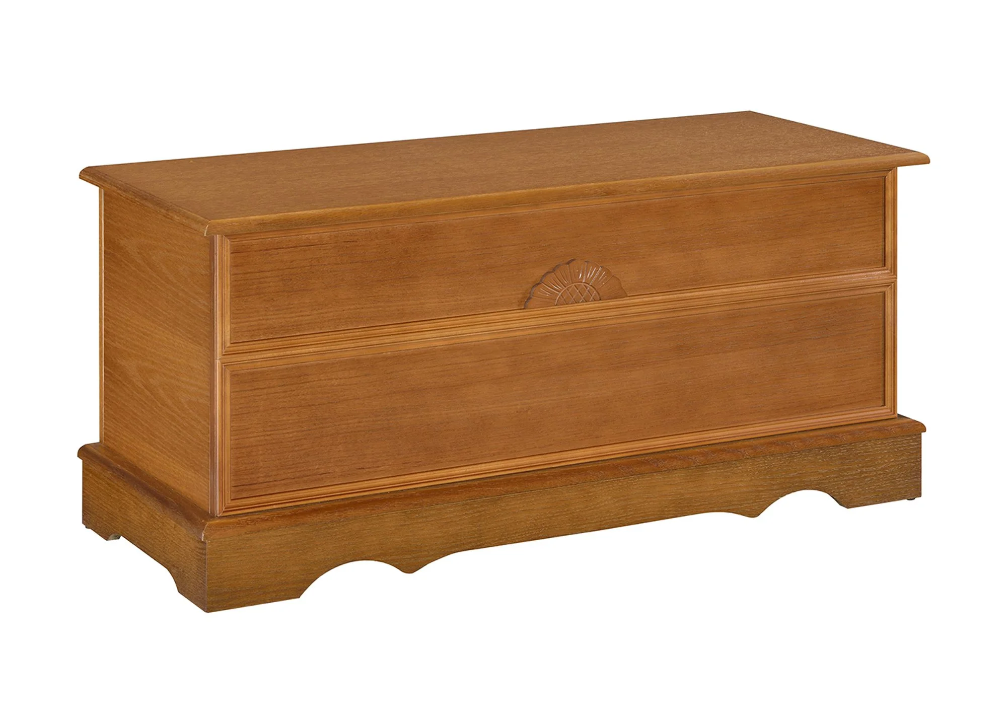 Paula Rectangular Cedar Chest Honey