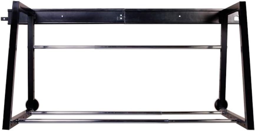 HyLoft 01000 Heavy Duty Adjustable Garage Wall Multi-Tire Rack Storage, Black