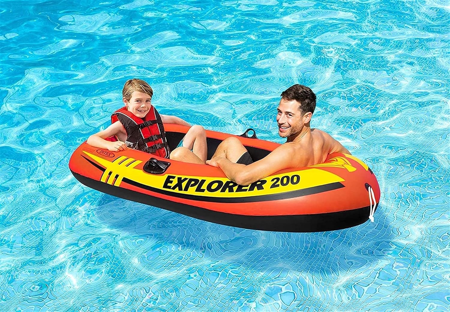Inflatable Boat Set for Adults - Inflatable Fishing Boat, 2 Person Inflatable Kayak with Oars, Pump, Water Rafts for Lake, Pool 2 Kayak Water Sports