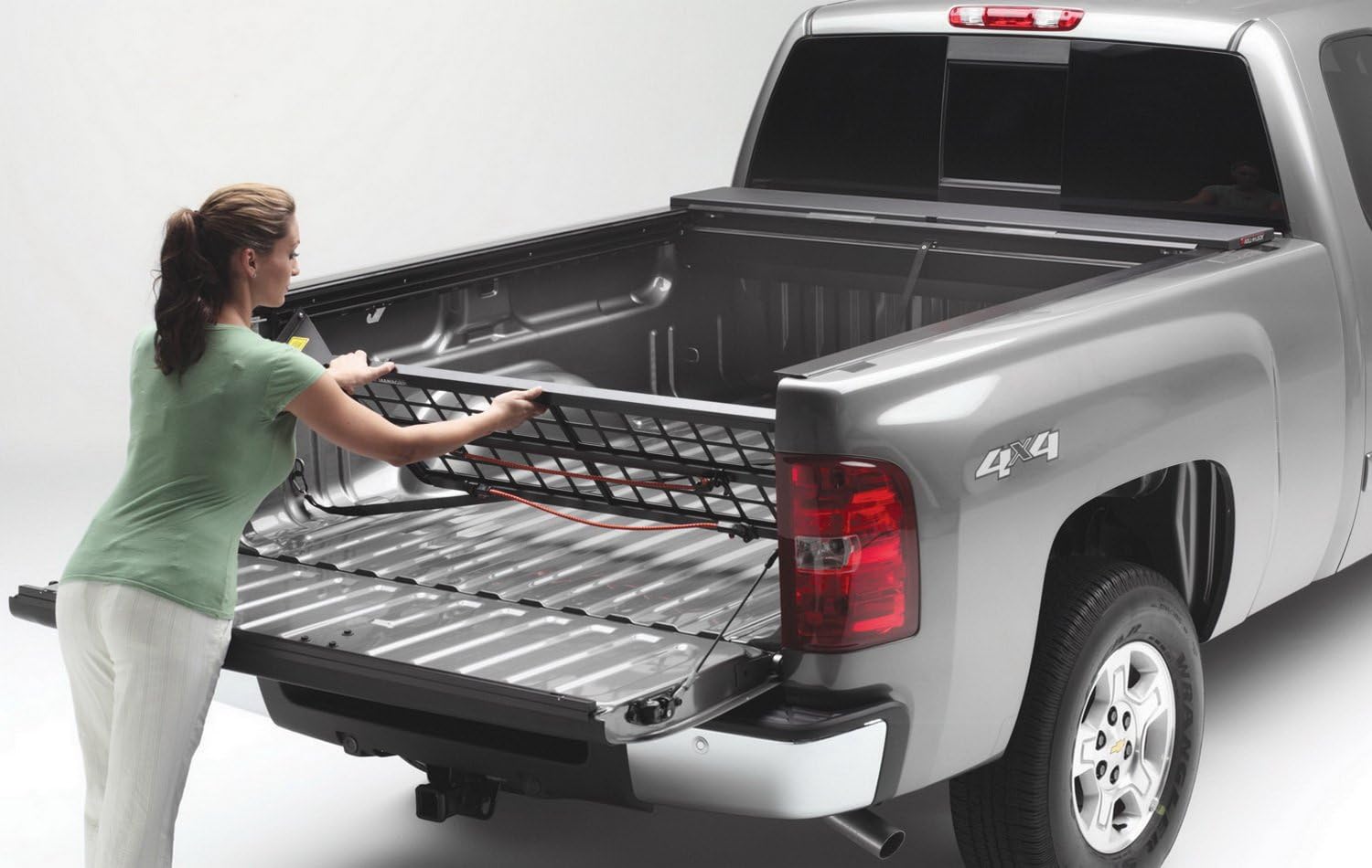 Roll-N-Lock CM262 Cargo Manager Rolling Truck Bed Divider For Use Only w Covers Cargo Manager Rolling Truck Bed Divider